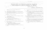 Protection of Patent License Against Subsequent …192 Protection of Patent License against Subsequent Patent Holder in Japan VI. Various Parties, Various Opinions A. An Established