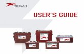 USER’S GUIDE - Trojan BatteryCongratulations This User’s Guide was created by Trojan’s application engineers and contains vital information regarding proper care and maintenance