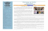 Embassy of India ASTANA NEWSLETTER Issue No.8 dated May 1...ASTANA Volume 3, Issue 8 May 1, 2017 Embassy of India ASTANA NEWSLETTER Inside this issue: President of Cyprus Visits India
