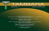 TAMBARA - Philippines · Tambara will become at par with other respected journals in the National Capital Region. We admit that the current readership of Tambara is quite limited.