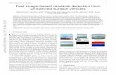 DRAFT, SUBMITTED TO A JOURNAL 1 Fast image-based …DRAFT, SUBMITTED TO A JOURNAL 1 Fast image-based obstacle detection from unmanned surface vehicles Matej Kristan, Member, IEEE,