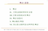 I. III.ocw.sogang.ac.kr/rfile/2011/course10-spt/2확산...W. Y. Choi, B.-G. Park, and J. D. Lee, Fundamentals of Silicon IC Processes 1. 불순물 확산의 목적 1) 저항 조절