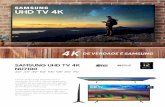 UHD TV 4K - Submarinoimg.submarino.com.br/manuais/133756910.pdfSAMSUNG UHD TV 4K NU7100 40" 43" 49" 50" 55" 58" 65" 75"Com 4 vezes mais detalhes que a resolução Full HD a Samsung