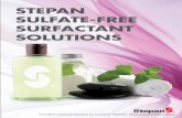 STEPAN SULFATE-FREE SURFACTANT SOLUTIONS 2014-12-29¢  STEPAN SULFATE-FREE SURFACTANT SOLUTIONS The sulfate-free