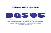 FIELD TRIP GUIDE - PEOPLES Resilience 2005 Field Guide... · FIELD TRIP GUIDE 36th Binghamton Geomorphology Symposium GEOMORPHOLOGY & ECOSYSTEMS ... map for the Whirlpool section