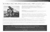 Under the Mediterranean: 100 years on… - UCY · Under the Mediterranean (1963). The development of maritime research is particularly noticeable in the Mediterranean, and was very