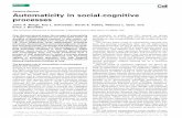 Automaticity in social-cognitive processesFeature Review Automaticity in social-cognitive processes John A. Bargh, Kay L. Schwader, Sarah E. Hailey, Rebecca L. Dyer, and Erica J. Boothby