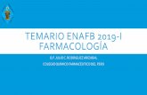 Temario ENAFB 2019-I FARMACOLOGÍAcqfp.pe/serums2019/P6-1- ENAFB 2019-I FARMACOLOGIA.pdf · 2019-02-17 · SISTEMA DE ISOENZIMAS CYP450 En el ser humano existen 13 familias y 27 subfamilias.