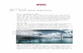  · Web viewPress release 1-2015 KWC – Swiss Water Experience KWC is revamping its image. A new logo, a new claim, a new visual concept and a new tone of voice: KWC has its sights