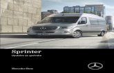 Sprinter - Daimler...VAŠA UPUTSTVA ZA UPOTREBU Torbica za papire vozila Ovde možete da pronađete informacije o aktiviranju, servisna uputstva i garanciju za vaše vozilo u štampanom