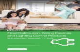 Final Distribution, Wiring Devices and Lighting Control ...Price List Final Distribution, Wiring Devices and Lighting Control Products With effect from November 1 st, 2018* schneider-electric.co.in