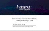 Genomic data interpretation solution: Alamut …bioinfo.univ-rouen.fr/seqbio2018/slides/seqbio2018...Alamut database HUGO Genes PUBMED Abstracts UCSC GENOME BIOINFORMATICS Conservation