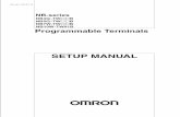 NB-series Programmable Terminals Setup Manual...Programmable Terminals NB-Designer Operation Manual (Cat. No. V106) Section Contents Section 1 Introduction This section provides an