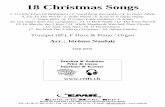 18 Christmas Songs - s3.eu-central-1.amazonaws.com · 10. Les anges dans nos campagnes / 11. O Holy Night / 12. The First Nowell 13. La Marche des 3 Rois / 14. While Shepherds Watched