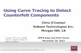 Using Curve Tracing to Detect Counterfeit …...Curve Tracing Equipment Manual Curve tracers Limited test conditions, primarily “hand test” Low entry cost Automated Curve Tracers