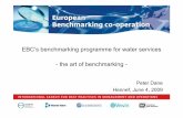 EBC’s benchmarking programme for water services - the art ... · For drinking water and wastewater, a set of input variables is used to calculate performance indicators. Only a