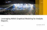 Leveraging HANA Graphical Modeling for Analytic Reports · Performance Analysis Mode Debug View Mode SAP HANA View Modeling with SAP Web IDE for SAP HANA –Analysis of Models ...