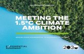 MEETING THE 1.5°C CLIMATE AMBITION · 8 MEETING THE 1.5°C CLIMATE AMBITION MOVING FROM INCREMENTAL TO EXPONENTIAL ACTION 9 Meeting the 1.5°C Climate Ambition is part of the second