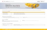 AOS 9800 Series Transmission 9800.pdf · 2020-01-02 · AOS 9800 Series Transmission AVTEC’s AOS 9800 Series is a 3300 hp transmission designed to match the most demanding opera