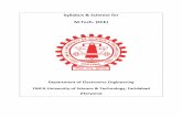 Syllabus & Scheme for M.Tech. (ECE) · Syllabus & Scheme for M.Tech. (ECE) Department of Electronics Engineering YMCA University of Science & Technology, Faridabad (Haryana)