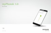 myPhonak 3 · 2 Getting started myPhonak is an app developed by Sonova, the world leader in hearing solutions based in Zurich, Switzerland. Read the user instructions thoroughly in