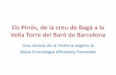 Els Pinós, de la creu de Bagà a la Vella Torre del …chronologia.org/catalan/20151010_presentacio.pdfPinós - Rocabertí Creu 1662. Manuscrit nº 7.377, Biblioteca Nacional de Madrid