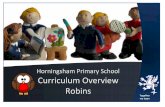 Horningsham Primary School Curriculum Overview Robins Curriculum/Robins curriculum overview.pdf(except for RE, which will be a two year rolling programme). Using these, staff will