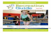 CITY OF COVINGTON Recreation GuideAFTER SCHOOL ORIGAMI In this one-hour class, you'll make at least two fun origami projects on early-release Wednesdays. Origami is a great way of