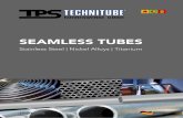 SeamleSS tubeS - tps-technitube.com...ASME SB/ASTM B 622 Seamless Nickel and Nickel-Cobalt Alloy Pipe and Tube (UNS N06455, N10276) ... Tolerances and Conventional Masses per Unit