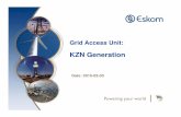 KZN Generation - Kwanalu7,330 MW 3,512 MW 18,925 MW 890 MW 1 % 5% 6% 0% 3% 4% 81% • The forecasted peak demand will grow from 38.9 to 62 GW by 2030. Total 81.3 GW of Gx capacity