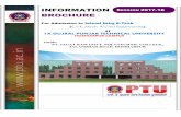 INFORMATION ESSION BROCHUREhoshiarpur.ptu.ac.in/wp-content/uploads/2017/07/BROCHURE-2017-18.pdfInformation Brochure – IKGPTU Hoshiarpur Campus Session 2017-18 2 Admissions The admissions