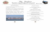 The Foghorn - Master mariner · 2018-05-08 · March 2018 The Foghorn Newsletter of the Maritimes Division of the Company of Master Mariners of Canada From the Master . Capt. Chris