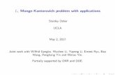 L1 Monge-Kantorovich problem with applications · 2017-05-02 · L 1 Monge-Kantorovich problem with applications Stanley Osher UCLA May 2, 2017 Joint work with Wilfrid Gangbo, Wuchen