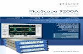 PicoScope 9000 Series - Pico Technology · The PicoScope 9200A scopes support up to four simultaneous mathematical combinations and functional transformations of acquired waveforms.