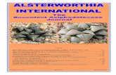 › 2015 › 08 › alsterworthia-v131.pdf · Haworthia ‘Aluminum Star’ - WordPress.comHaworthia badia Haworthia ‘Aluminum Star’ Alsterworthia International. Volume 13. Issue