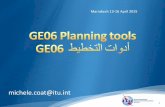 GE06 Planning tools GE06 أدوات التخطيط - ITU...applicable to the planning of terrestrial broadcasting services. QUICK LINKS Frequency allocated to Terrestrial Broadcasting