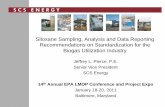 Siloxane Sampling, Analysis and Data Reporting ......Siloxane Sampling, Analysis and Data Reporting Recommendations on Standardization for the Biogas Utilization Industry Jeffrey L.