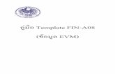 คู มือ Template FIN-A08 ข อมูล EVM) · 2015-12-29 · ขั้นตอนการกรอกข ูลอม Template FIN-A08. 1. Extract file EVM Template