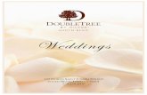 Weddings - DoubleTree · Dance Floor Fee White or Ivory Floor Length Linens Choice of Standard Napkin Color Standard Centerpiece Envelope Box Complimentary Bridal Suite for Wedding