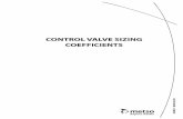 CONTROL VALVE SIZING COEFFICIENTS · PDF file Metso control valve sizing coefficients 5 HIGH PERFORMANCE TRIPLE ECCENTRIC DISC VALVES L-ANSI150 NELDISC®, HIGH PERFORMANCE TRIPLE ECCENTRIC