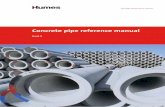 Concrete pipe reference manual - HolcimTables 1.1 (page 6) and 1.2 (page 7) for bedding type H2 and HS2 are provided for ease of specifying concrete pipes within a limited range of