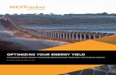 OPTIMIZING YOUR ENERGY YIELD...yield up to 6% To address these challenges, NEXTracker has ... industry rely on PVsyst to model the energy production of their plants. Although PVsyst