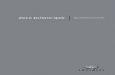 2014 Infiniti Q50 | Quick Reference Guide | Infiniti USA · 2018-04-07 · or snap this barcode with an appropriate barcode reader. Additional information about your vehicle is also