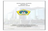 (RENJA) TAHUN 2020 - gresikkab.go.id Diskoperindag/RENJA 2020.pdf · (3) Penyusunan Rencana Kerja Dinas Koperasi Usaha Kecil menengah Perindustrian dan Perdagangan Kabupaten Gresik