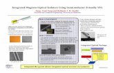 Integrated Magneto-Optical Isolators Using Semiconductor ...people.ece.umn.edu/users/stadler/Research/pdf/Sung 2009.pdf · • Mach-Zhender interferometers • Garnet-clad semiconductor