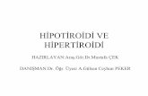 HİPOTİROİDİ VE HİPERTİROİDİailehekimi.medicine.ankara.edu.tr/wp-content/uploads/... · 2019-04-25 · Gebelikte hipertiroidi • Hipertiroidinin nadir rastlanan nedenlerinden