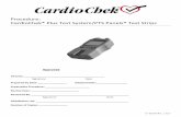 Procedure: CardioChek® Plus Test System/PTS Panels® Test ......carcinoma. PTS Panels test strips are sold separately, and are available as single and multiple-analyte test strips.