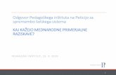 Odgovor Pedagoškega inštituta na Peticijo za spremembo … · 2019-03-20 · Ocene in preverjanje znanja/ocenjevanje? OŠ: TIMSS (8. razred) - Slovenija izstopa po zelo nizkem številu