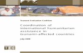 Coordination of international humanitarian assistance in ... · Coordination of international humanitarian assistance in tsunami-affected countries Tsunami Evaluation Coalition July