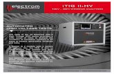 AUTOMATED HIGH VOLTAGE TESTS · 2019-04-23 · iTIG II-HV 24KV - 40KV WINDING ANALYZERS The state of the art Electrom iTIG II High Voltage (HV) series provides a wide range of tests